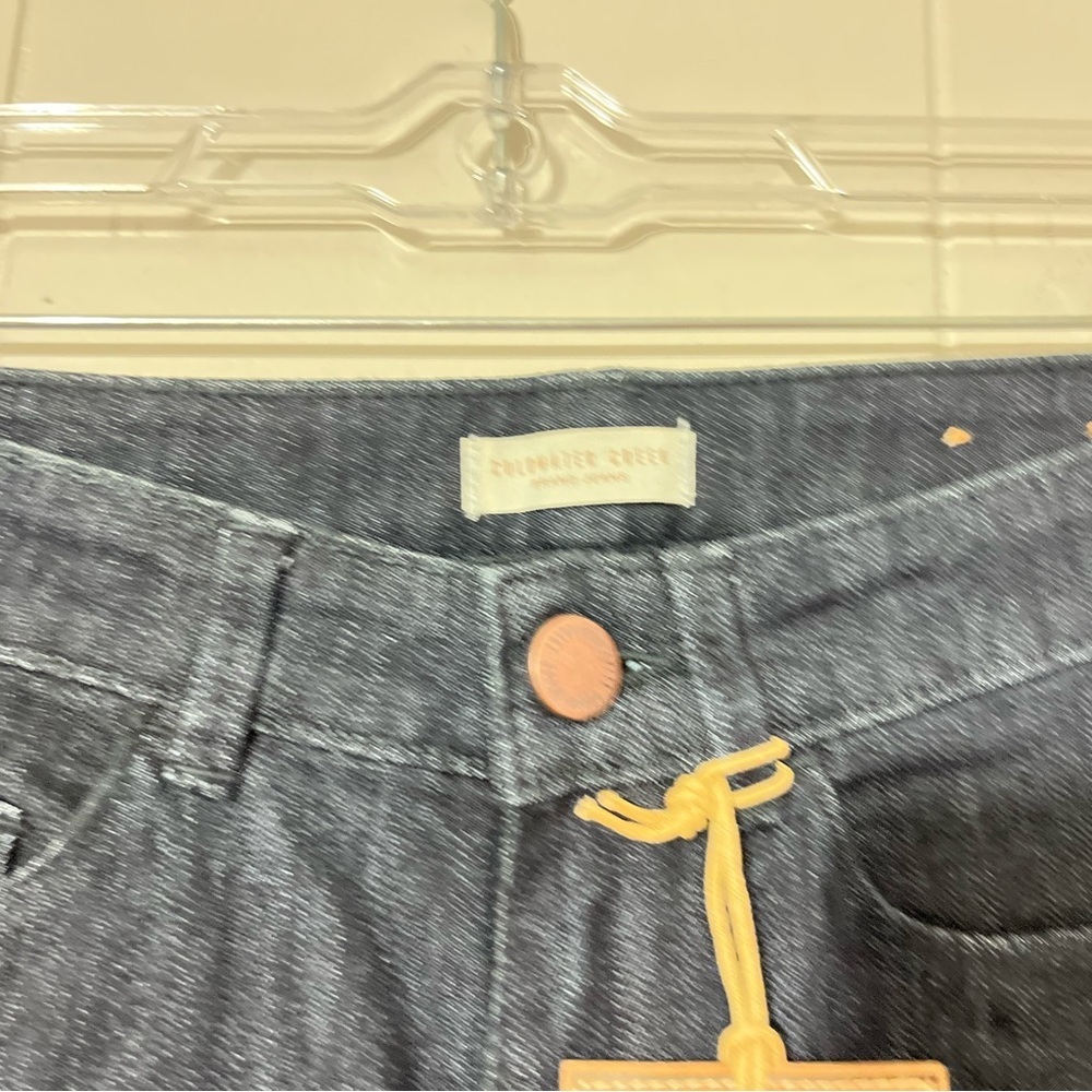Coldwater Creek Jeans Women's Blue Denim Tuxedo Ankle Jeans Size 4P NWT - Picture 4 of 12